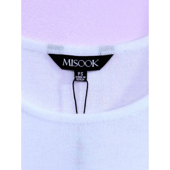 Misook Acrylic Knit Dress in White Size Petite Small - Picture 5 of 7